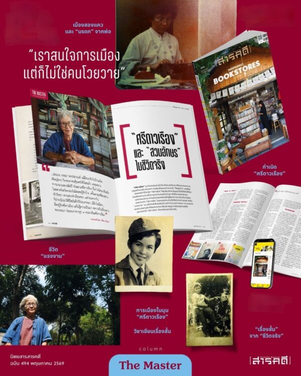 693841_0.jpg นิตยสารสารคดี ฉบับ 494 พฤษภาคม 2569 INDEPENDENT BOOKSTORES IN THAILAND ร้านหนังสืออิสระยังไม่ตาย