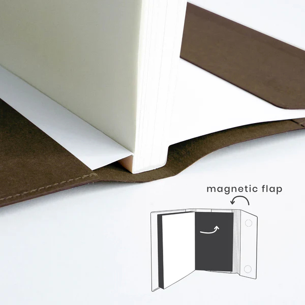 Book Cover A5 : Chocolate ช็อคโกแลต / Folio / ปกหนังสือกันน้ำ ผลิตจากกระดาษทำความสะอาดได้
