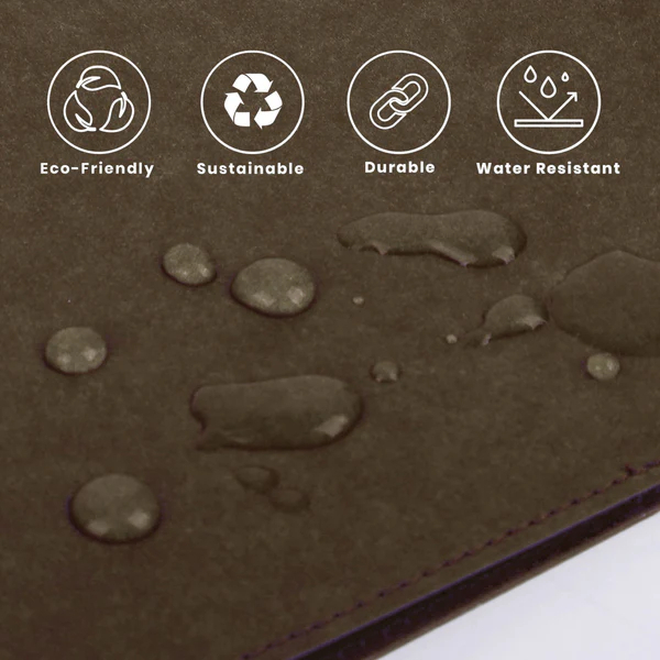 Book Cover A5 : Chocolate ช็อคโกแลต / Folio / ปกหนังสือกันน้ำ ผลิตจากกระดาษทำความสะอาดได้