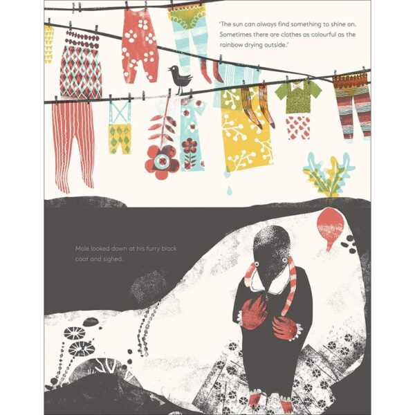 (Eng) Mole in a Black & White Hole / Hardcover – Illustrated March 2, 2021 by Tereza Sediva / Thames & Hudson