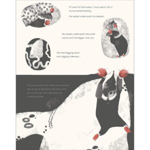 (Eng) Mole in a Black & White Hole / Hardcover – Illustrated March 2, 2021 by Tereza Sediva / Thames & Hudson