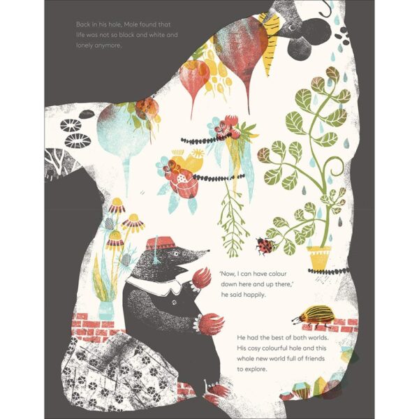 (Eng) Mole in a Black & White Hole / Hardcover – Illustrated March 2, 2021 by Tereza Sediva / Thames & Hudson