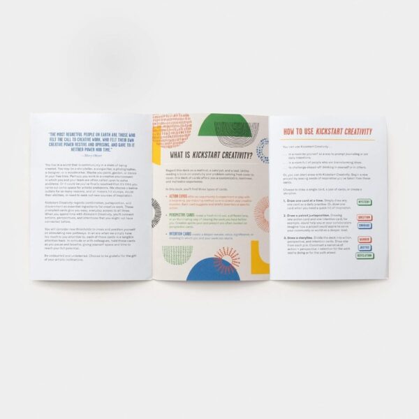 9780593137703-03.jpg (Eng) Kickstart Creativity: 50 Prompted Cards to Spark Inspiration / Bonnie Smith Whitehouse