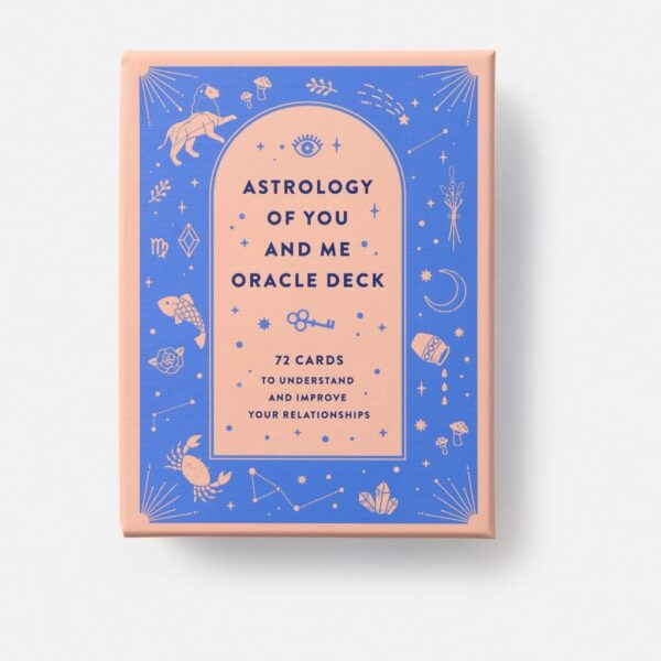 (Eng) Astrology of You and Me Oracle Deck 72 Cards to Understand and Improve Your Relationships Cards