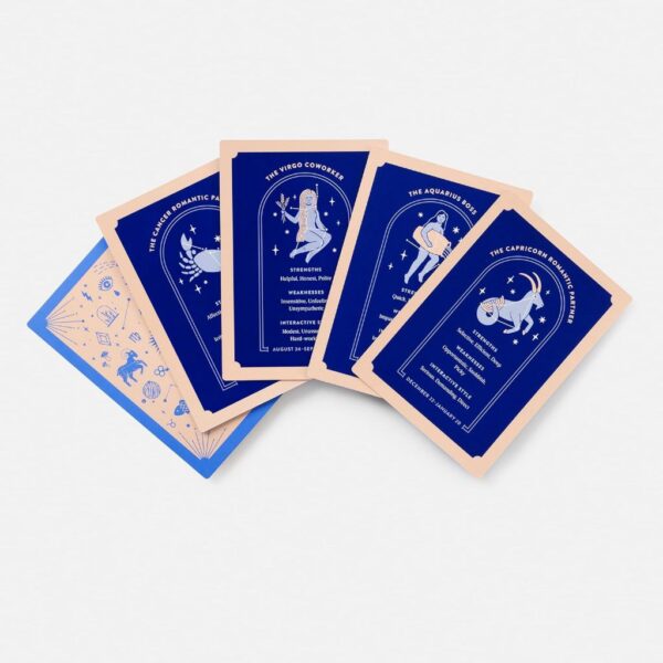 (Eng) Astrology of You and Me Oracle Deck 72 Cards to Understand and Improve Your Relationships Cards