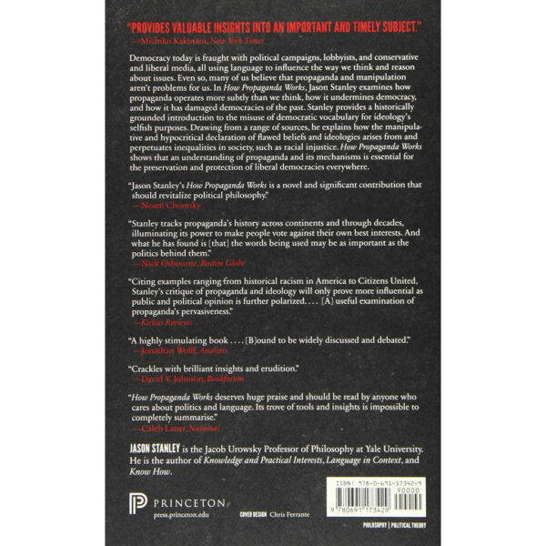 9780691173429-03.jpg (Eng) How Propaganda Works / Jason Stanley / Princeton University Press