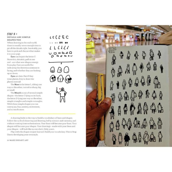 (Eng) Make (Sneaky) Art: and other ideas to build your sketchbook habit (Paperback) / Nishant Jain