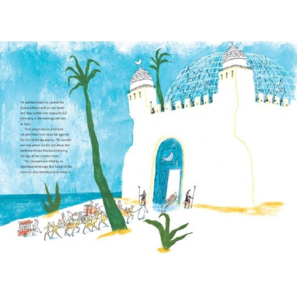 9780994109866-02.jpg (Eng Hardcover) Azizi and the Little Blue Bird / Laïla Koubaa / Mattias De Leeuw / Book Island