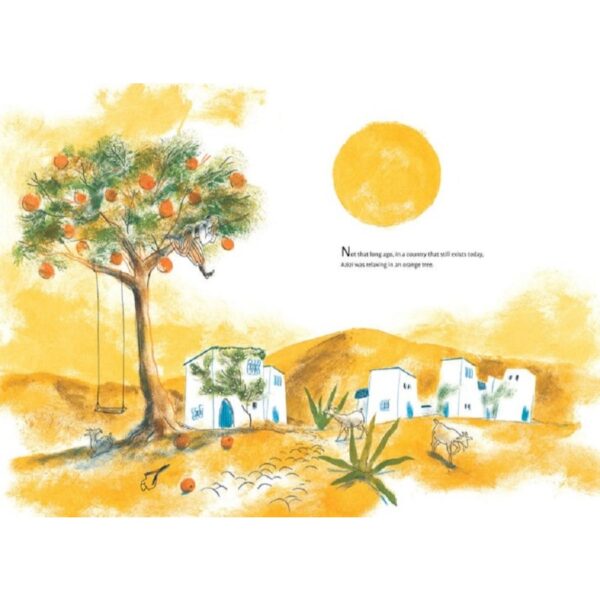 9780994109866-05.jpg (Eng Hardcover) Azizi and the Little Blue Bird / Laïla Koubaa / Mattias De Leeuw / Book Island