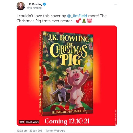 (Eng) The Christmas Pig (Hardcover) / J. K. Rowling  (Author), Jim Field (Illustrator)