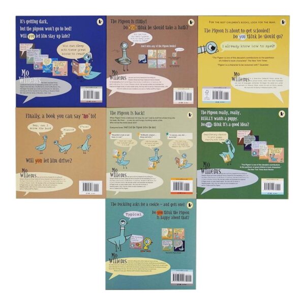 (Eng) (ใหม่มือ1 มีตำหนิเล็กน้อย) (7 Books) Pigeon Series 7 Books Collection Set / Mo Willems