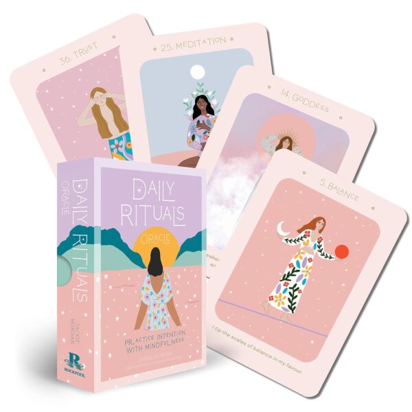 9781922579461-01.jpg (ENG) Daily Rituals Oracle : Practice Intention With Mindfulness / Jackie Morgan / Constanza Goeppinger / Rockpool Publishing