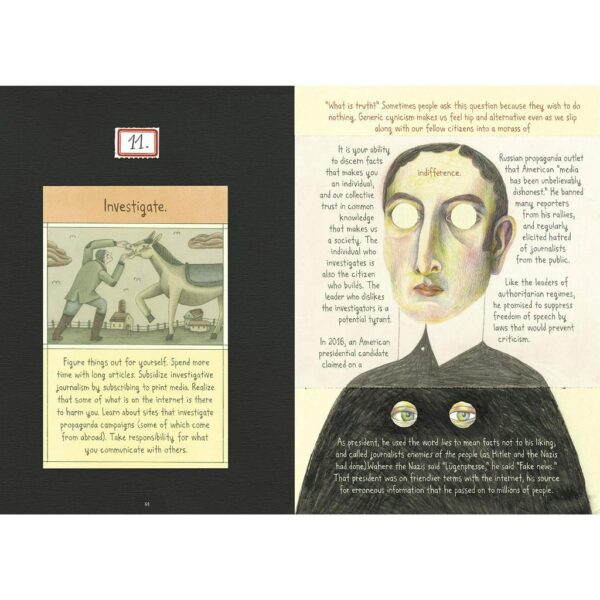 (Eng) On Tyranny Graphic Edition (Hardcover) / Timothy Snyder / Nora Krug / Ten Speed Press
