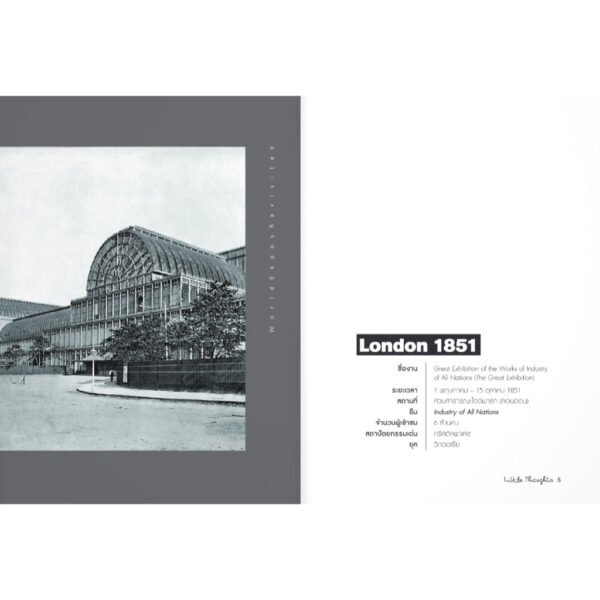 9786163887825-06.jpg World Expo Revisited ย้อนรอยประวัติศาสตร์ยุคอุตสาหกรรมผ่านงานนิทรรศการโลก / Little Thoughts / แสงดาว