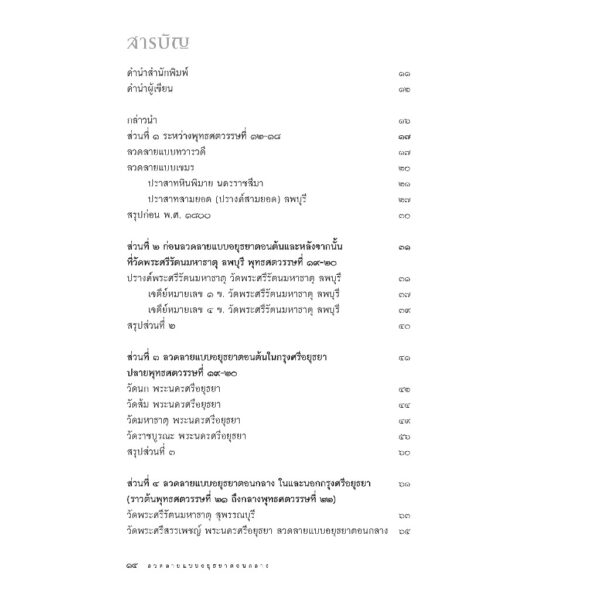 ลวดลายแบบอยุธยาตอนกลาง / ศ.ดร.สันติ เล็กสุขุม / เมืองโบราณ