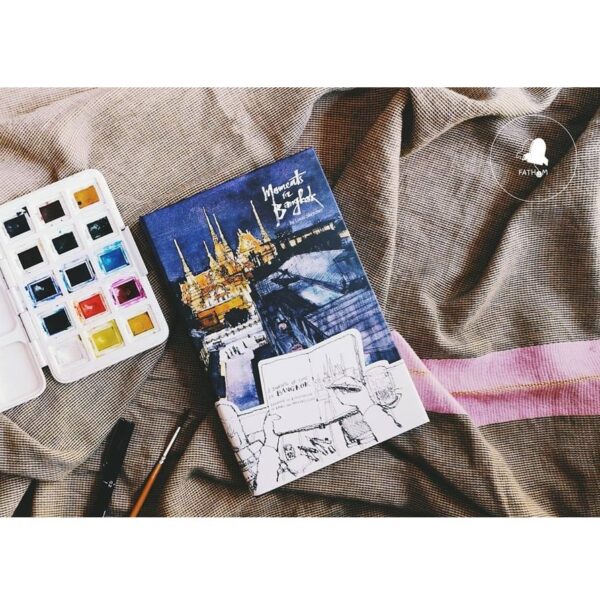 (TH-ENG) MOMENTS IN BANGKOK ( Hard cover ) / SKETCHER, LOUIS / คุณศุภชัย วงศ์นพดลเดชา