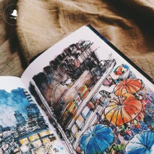 (TH-ENG) MOMENTS IN BANGKOK ( Hard cover ) / SKETCHER, LOUIS / คุณศุภชัย วงศ์นพดลเดชา