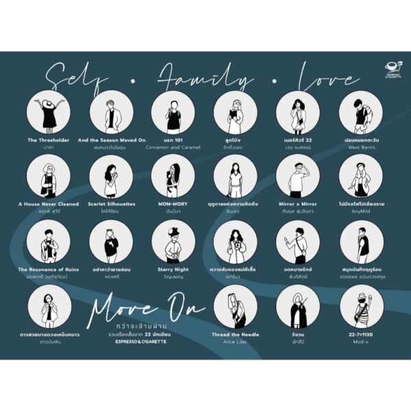 Move On กว่าจะข้ามผ่าน รวมเรื่องสั้นจากนักเขียน 22 คน / Espresso & Cigarette