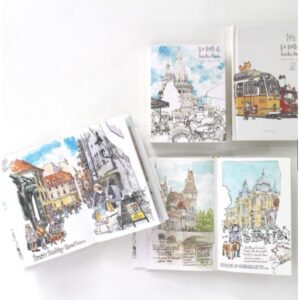 Sasi's Sketch Book 28 Days in Europe BUDAPEST Bratislava ,book2 (day 15-28) 28 วันในยุโรปตะวันออก เล่ม2