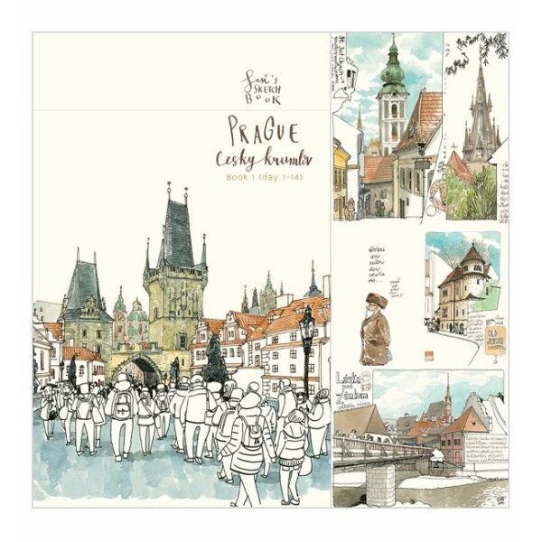 Sasi's Sketchbook Prague, Cesky Krumlov book 1 (day 1-14) 28 วันในยุโรปตะวันออก เล่ม 1 ศศิ วีระเศรษฐกุลFULLSTOP