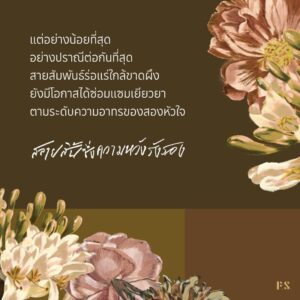 สลายสิ้นซึ่งความหวังรังรอง / ตินกานต์ / P.S.