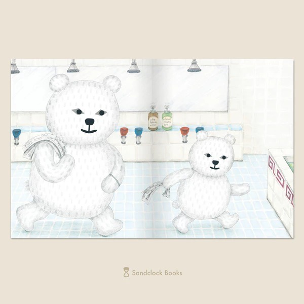 (ปกแข็ง) โรงอาบน้ำแพนด้า / tupera tupera / ภัทร์อร พิพัฒนกุล / Sandclock Books