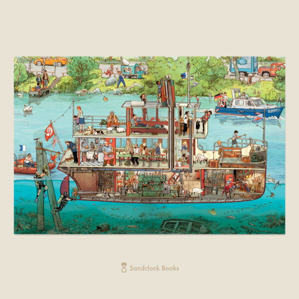 (ปกแข็ง) ล่องเรือแสนสนุก / โดโร เกอเบล และ เพเทอ คนอร์ / ปีย์วรา ศุภดิษฐ์ / Sandclock Books