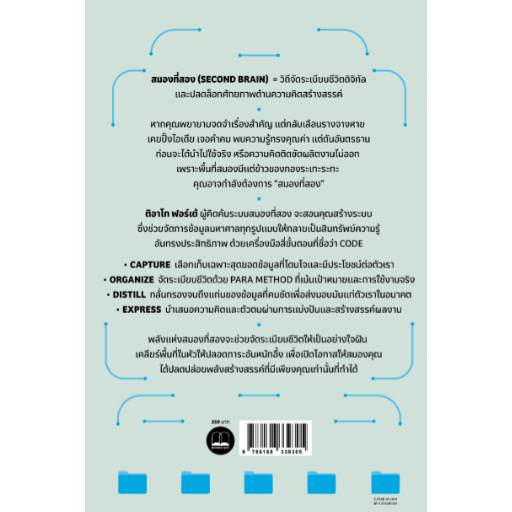 พลังแห่งสมองที่สอง (Building a Second Brain) / Tiago Forte / รินทร์ลิตา ศรีโรจนภิญโญ / Bookscape