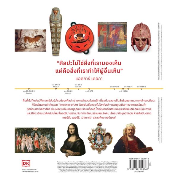 Timelines of Art ร้อยพันเรื่องราวในโลกศิลปะ / DK Team / รติพร ชัยปิยะพร / มติชน