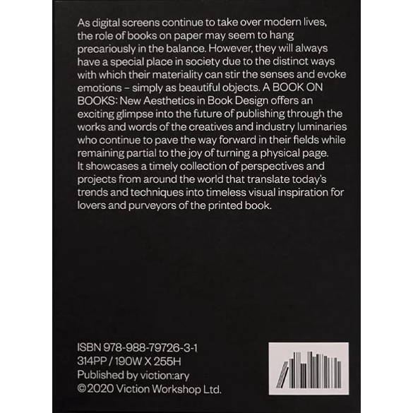 A Book on Books: New Aesthetics in Book Design ( Paperback ) / Victionary