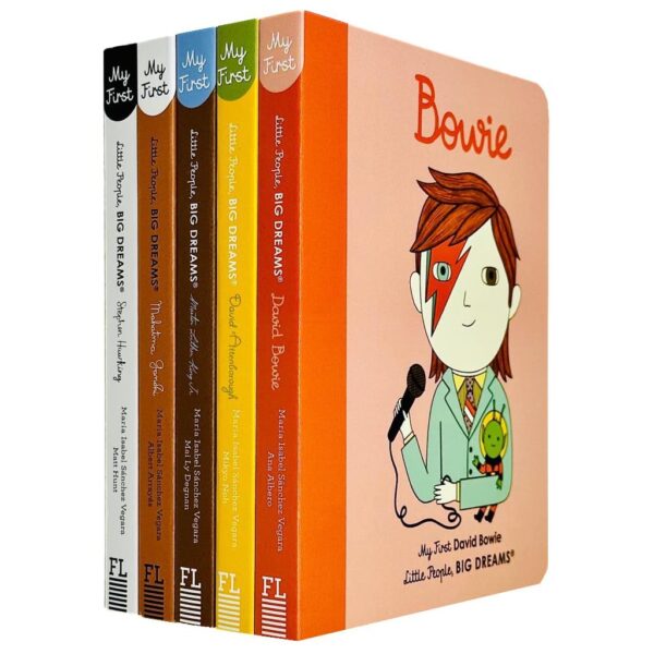 SET5BooksPeople-03.jpg (Eng) (ใหม่มือ1 มีตำหนิเล็กน้อย) Little People, Big Dreams Series 3 5 Books Collection Set (David Bowie, David Attenborough, Martin Luther King Jr, Mahatma Gandhi, Stephen Hawking) / Maria Isabel Sanchez Vegara / Frances Lincoln Children's Books Ltd