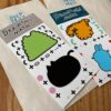 Set 3 แผ่น Sticker Drawing Math / ภัทรีดา ประสานทอง