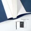 Book Cover : Navy / Folio /  ปกหนังสือกันน้ำ  ผลิตจากกระดาษทำความสะอาดได้