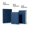 Book Cover : Navy / Folio /  ปกหนังสือกันน้ำ  ผลิตจากกระดาษทำความสะอาดได้