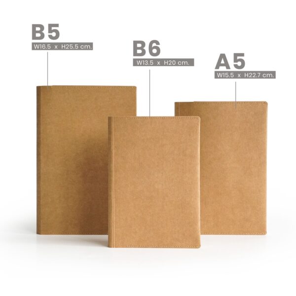 Book Cover : Tan / Folio /  ปกหนังสือกันน้ำ  ผลิตจากกระดาษทำความสะอาดได้
