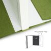 VAR-23781117619-03.jpg Book Cover : Leaf Green / Folio / ปกหนังสือกันน้ำ ผลิตจากกระดาษทำความสะอาดได้