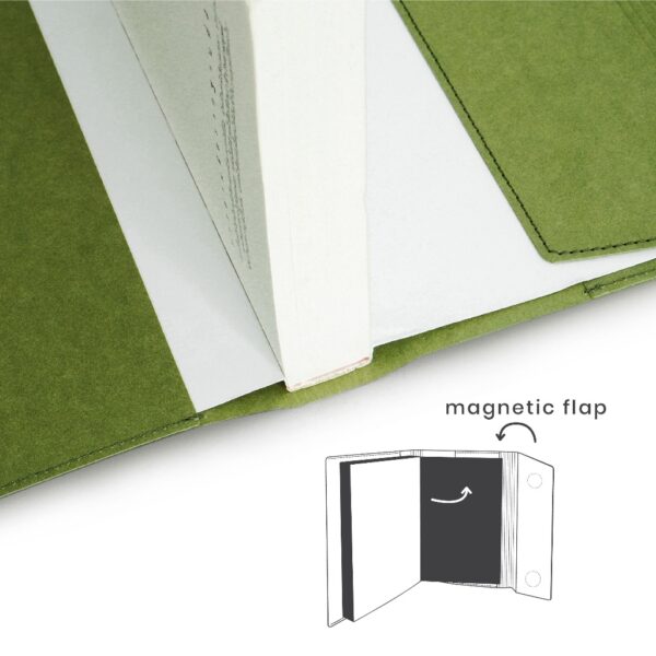 VAR-23781117619-03.jpg Book Cover : Leaf Green / Folio / ปกหนังสือกันน้ำ ผลิตจากกระดาษทำความสะอาดได้