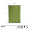 VAR-23781117619-08.jpg Book Cover : Leaf Green / Folio / ปกหนังสือกันน้ำ ผลิตจากกระดาษทำความสะอาดได้