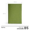 VAR-23781117619-09.jpg Book Cover : Leaf Green / Folio / ปกหนังสือกันน้ำ ผลิตจากกระดาษทำความสะอาดได้