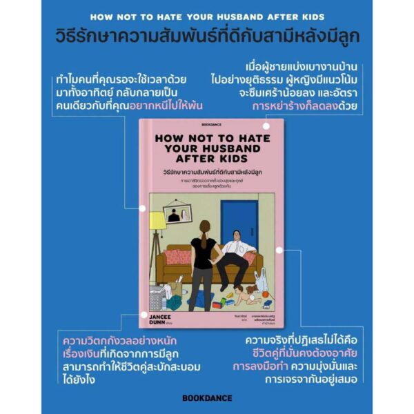 9786168241080-03.jpg วิธีรักษาความสัมพันธ์ที่ดีกับสามีหลังมีลูก How Not To Hate Your Husband After Kids / แจนซี ดันน์ / Bookscape