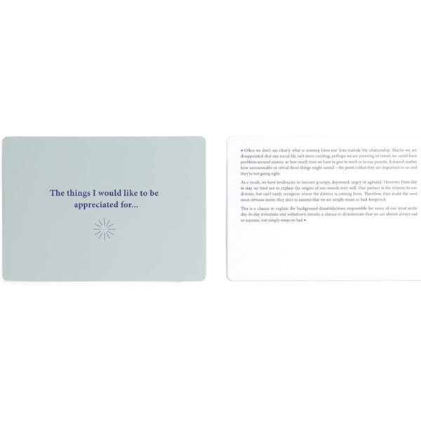 (Eng) Emotional Conversations Card Set - Discussions to Keep Love True / The School of Life