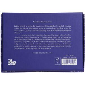 (Eng) Emotional Conversations Card Set - Discussions to Keep Love True / The School of Life