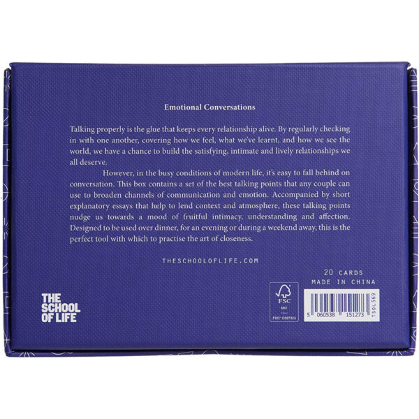 (Eng) Emotional Conversations Card Set - Discussions to Keep Love True / The School of Life