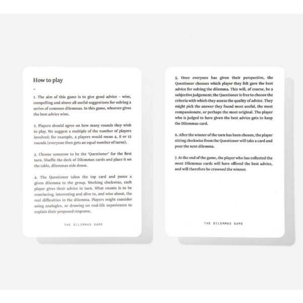 (Eng) The Dilemmas Game / The School of Life