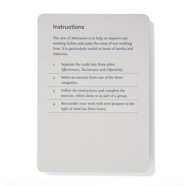 (ENG) Motivation Card Set / The School Of Life / Card