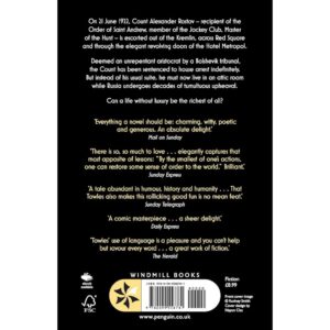 9780099558781-02.jpg (Eng) Gentleman In Moscow (Paperback) / AMOR TOWLES