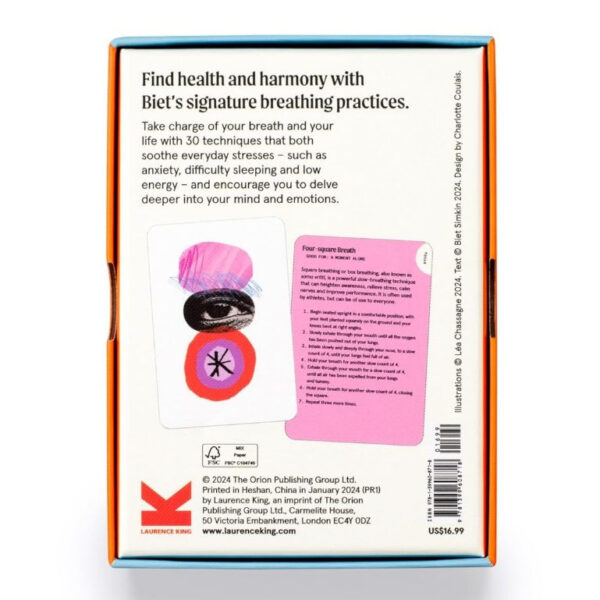 9781399608718-08.jpg (Eng) Breathwork Guided 30 Breathing Practices to Enhance Your Everyday Wellbeing Cards / Biet Simkin / Laurence King