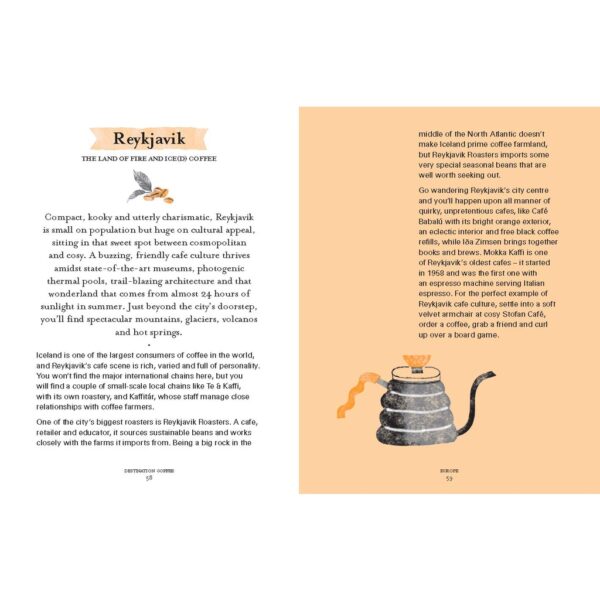 9781741176902-04.jpg (Eng) Destination Coffee: A Little Book for Coffee Lovers All Over the World (Destination series) Hardcover / Jane Ormond