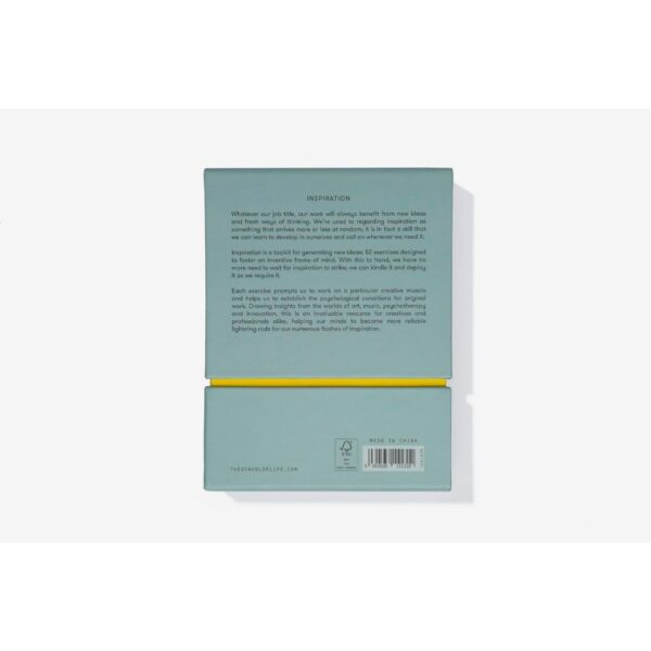 9781915087706-03.jpg (Eng) Inspiration Cards 52 exercises to stimulate creativity, playfulness and innovative thinking Cards / The School of Life