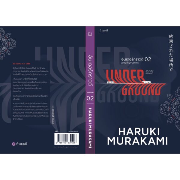 (ปกใหม่) Underground 02 สถานที่ในคำสัญญา อันเดอร์กราวด์ 2  สัมภาษณ์สาวกโอมชินริเกียว Haruki Murakami มูราคามิ / กำมะหยี่